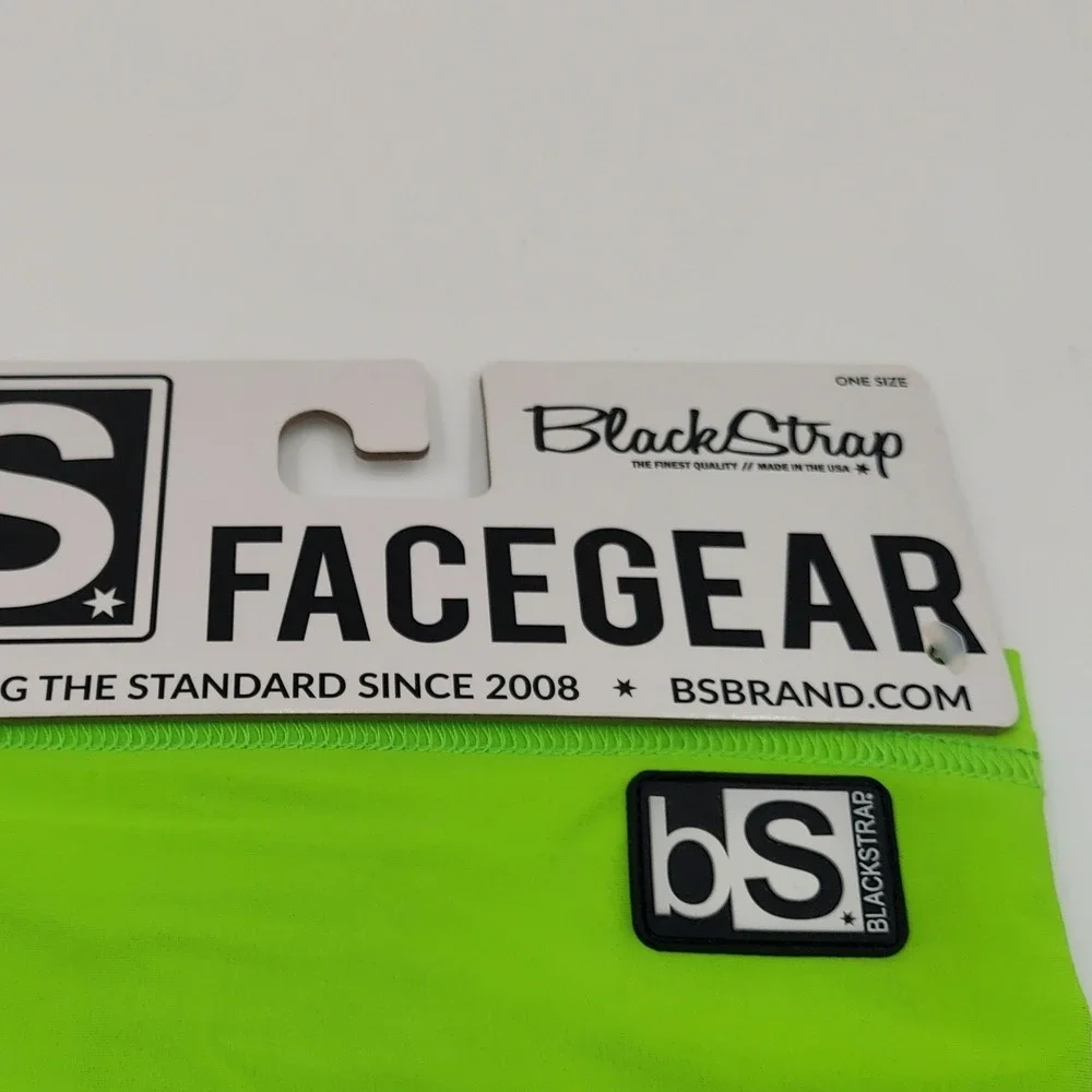 BlackStrap Kids Tube Face Mask One Size Bright Green New Neck Gaiter UPF 50+